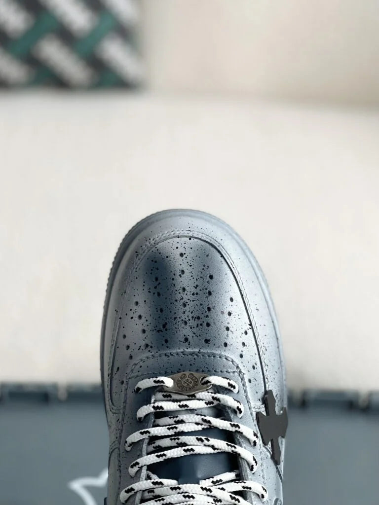 Chrome Hearts x Nike Air Force 1 Grey/Black Sneakers