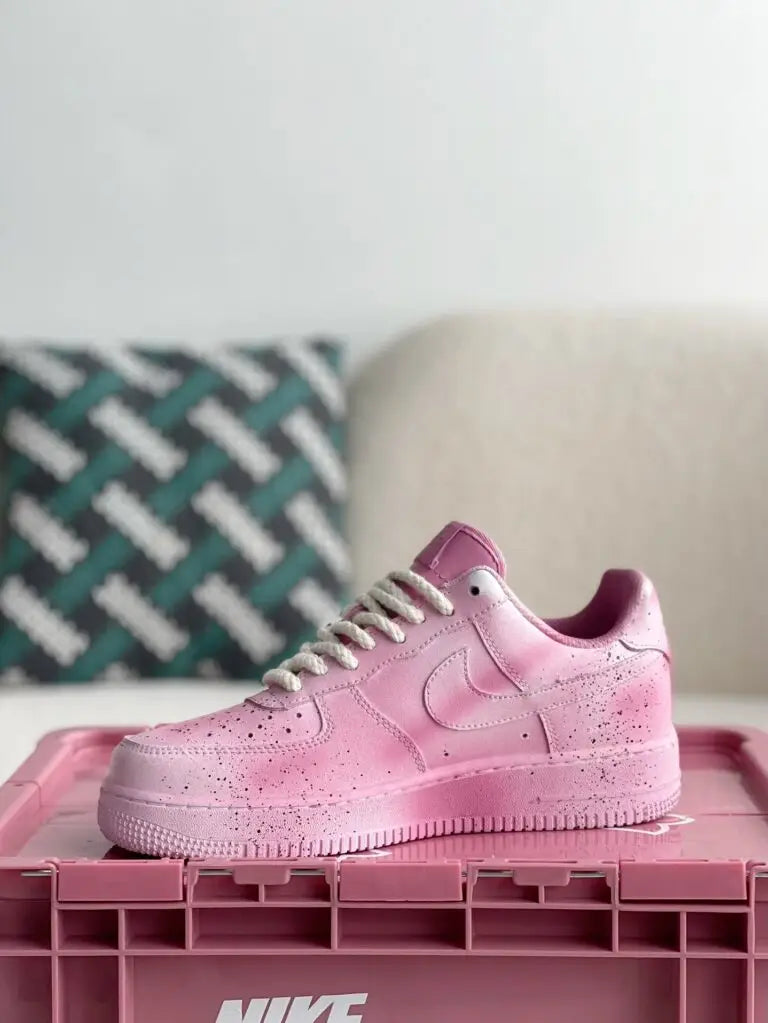 Chrome Hearts x Nike Air Force 1 Pink/White Sneakers