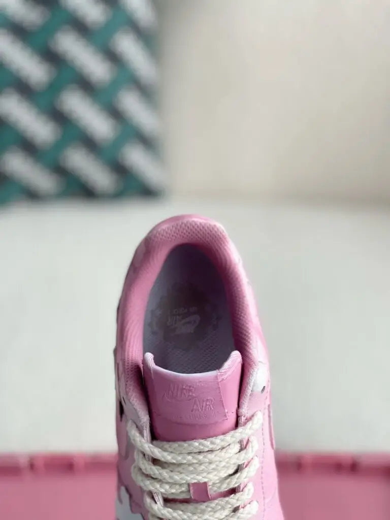 Chrome Hearts x Nike Air Force 1 Pink/White Sneakers