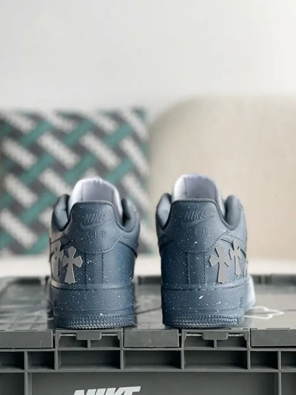 Chrome Hearts x Nike Air Force 1 Grey/White Sneakers
