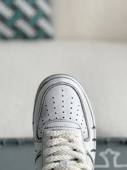 Chrome Hearts x Nike Air Force 1 White/Grey Sneakers