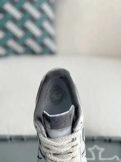 Chrome Hearts x Nike Air Force 1 White/Grey Sneakers