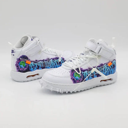 Nike Air Force 1 Mid x Off-White SP Leather 'Graffiti'